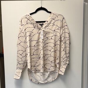 Ann Taylor Patterned Blouse